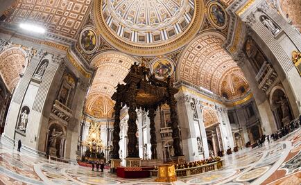 Así luce la basílica de San Pedro con su nueva iluminación