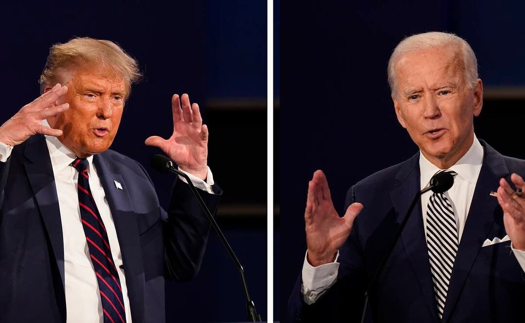 Los sondeos han dado hasta ahora ventaja al candidato demócrata, Joseph Biden. (I) (Foto: AP)