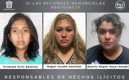 Sentencian a 40 y 55 años de prisión a tres mujeres por homicidios de un bebé y 2 hombres 