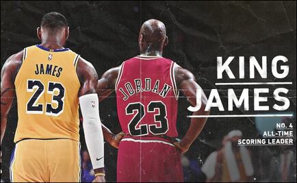 LeBron James se convierte en el cuarto máximo anotador de la NBA