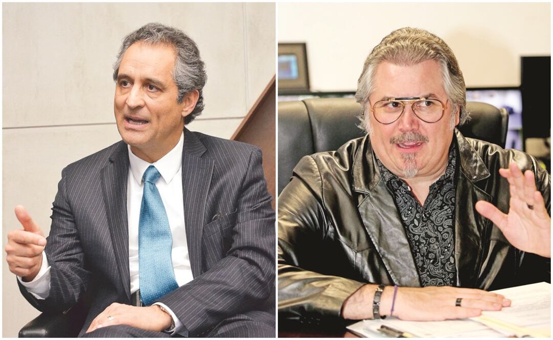 A la izquierda Carlos Arenas (EMILIO VÁSQUEZ. EL UNIVERSAL) y a la derecha el procurador Roberto Flores (VALENTE ROSAS. EL UNIVERSAL)