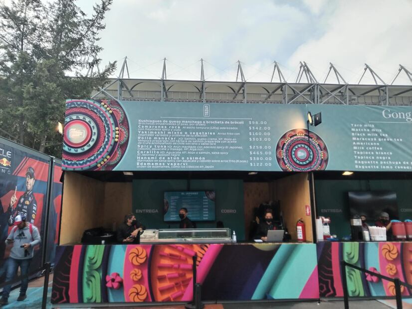 Los costos de las comidas y bebidas en el GP de México / Foto: Oscar Torres- EL UNIVERSAL