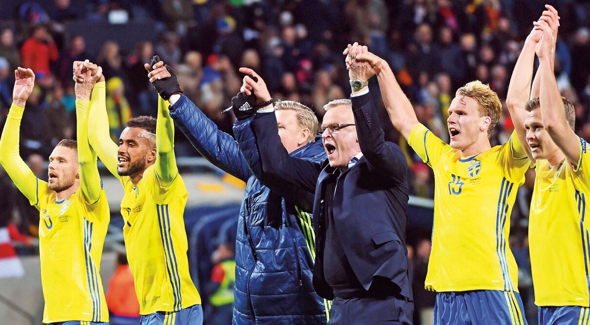 EFE. Janne Anderson, DT de Suecia