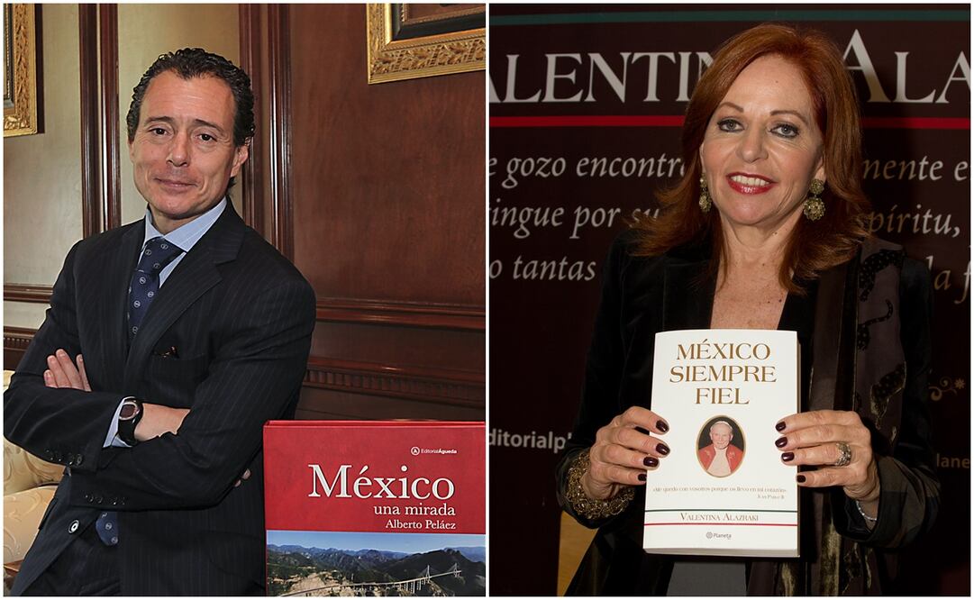 Alberto Peláez y Valentina Alazraki. Fotos: Archivo