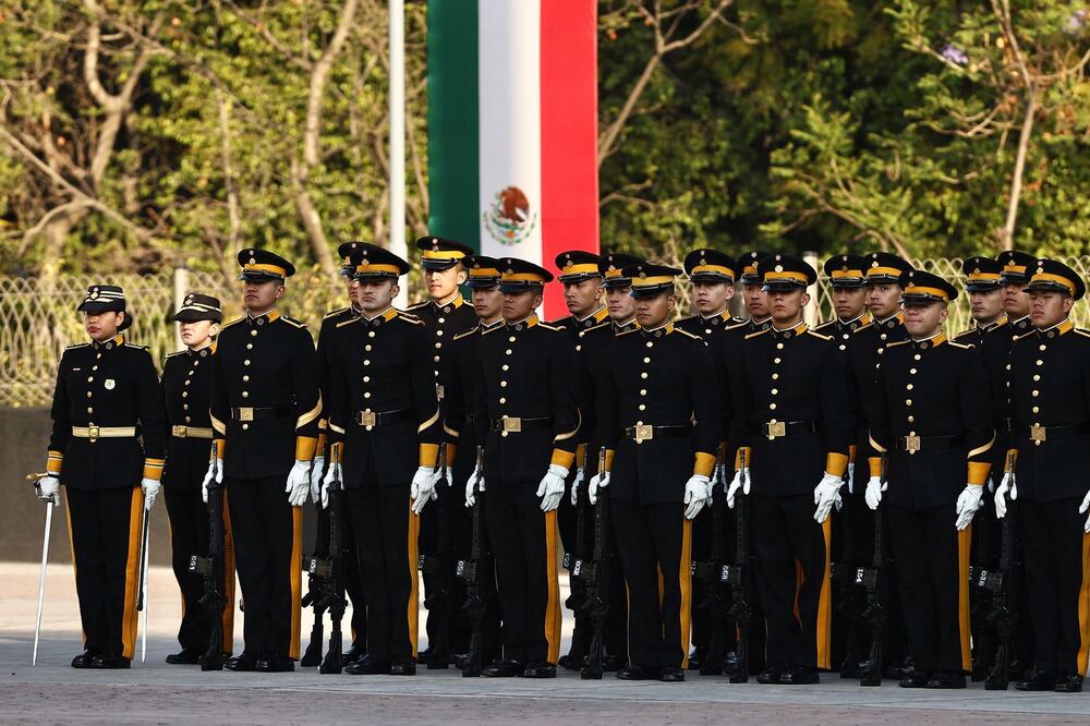 Ceremonia conmemorativa del 85 aniversario de la creación de la Escuela Militar de Oficiales de Sanidad. Foto: Berenice Fregoso / EL UNIVERSAL