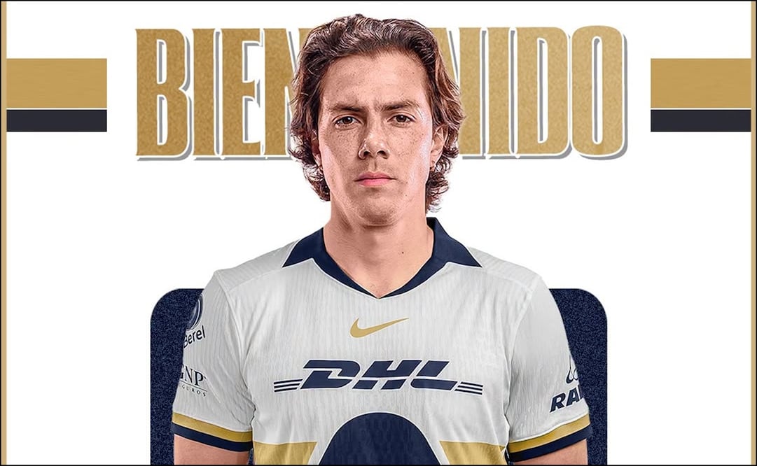 Pumas confirma a Sebastián Córdova como refuerzo para el Apertura 2026. FOTO: @PumasMX