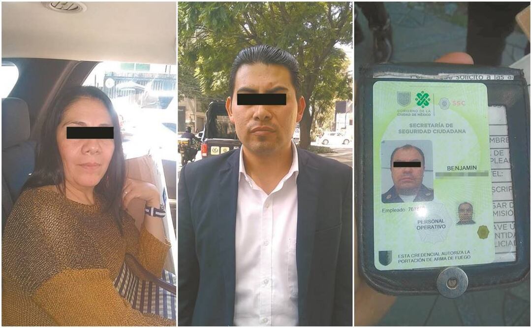 Al lugar de los hechos arribó un subinspector de la SSC, quien intentó liberar a los detenidos identificados como María “N” y Cristian “N”. Fotos/ESPECIALES