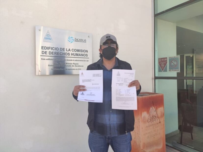 Reportero denuncia que fue golpeado y detenido por policías municipales de Zacatecas