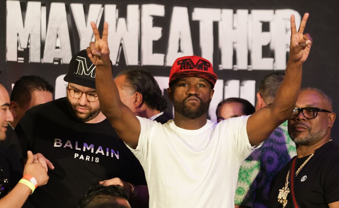 Floyd Mayweather Jr vs John Gotti III FOTO: CARLOS MEJÍA - EL UNIVERSAL