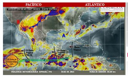 Temperaturas altas y lluvias dominarán en gran parte del país