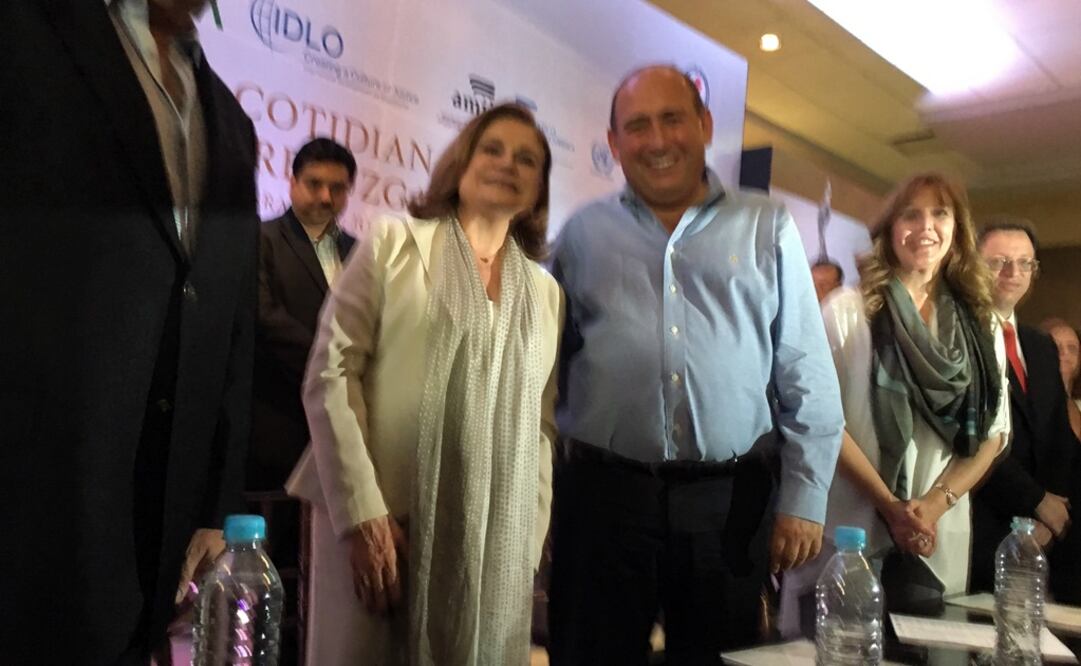 La funcionaria y el gobernador Rubén Moreira inauguraron en Saltillo la reunión "La Justicia Cotidiana. Un Diálogo entre Juzgadores”. /Hilda Fernández - EL UNIVERSAL