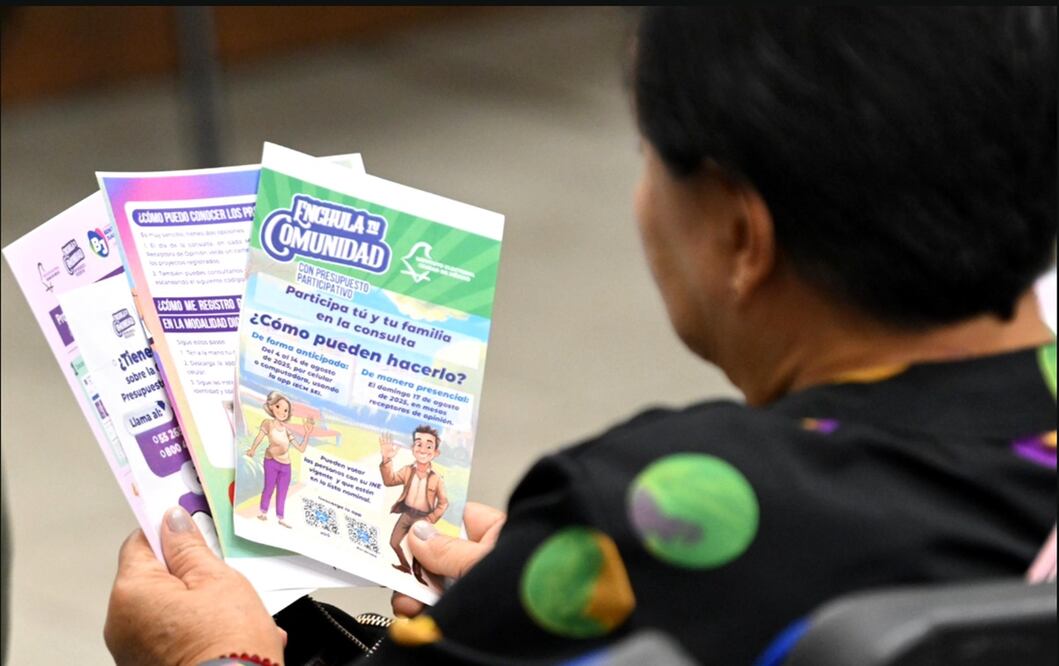 El Instituto Electoral de la Ciudad de México promueve la participación de las personas adultas mayores en la Consulta de Presupuesto Participativo 2025. Foto: especial