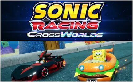 Sonic Racing CrossWorlds: lanzan primer vistazo del video juego de SEGA; sorprende aparición de Bob Esponja y Patricio