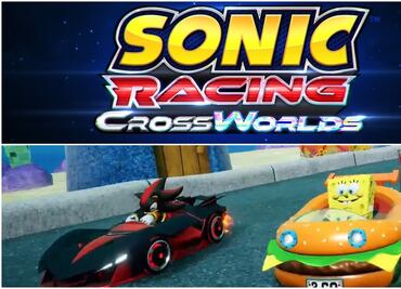 Sonic Racing CrossWorlds: lanzan primer vistazo del video juego de SEGA; sorprende aparición de Bob Esponja y Patricio