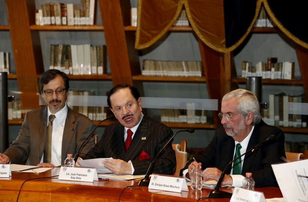 La existencia y la tarea de la Universidad Nacional Autónoma de México (UNAM) es fundamental para México, señaló el Licenciado Juan Francisco Ealy Ortiz, Presidente Ejecutivo y del Consejo de Administración de EL UNIVERSAL. Foto: Luis Cortés/EL UNIVERSAL