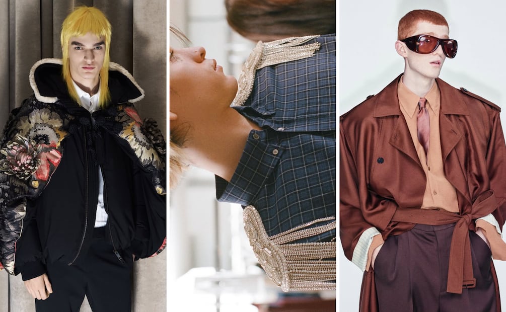 París habló y estas casas marcaron el rumbo del menswear. Foto: Dior, Saint Laurent