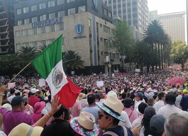 FOTOS: Así se vive la marcha a favor del INE
