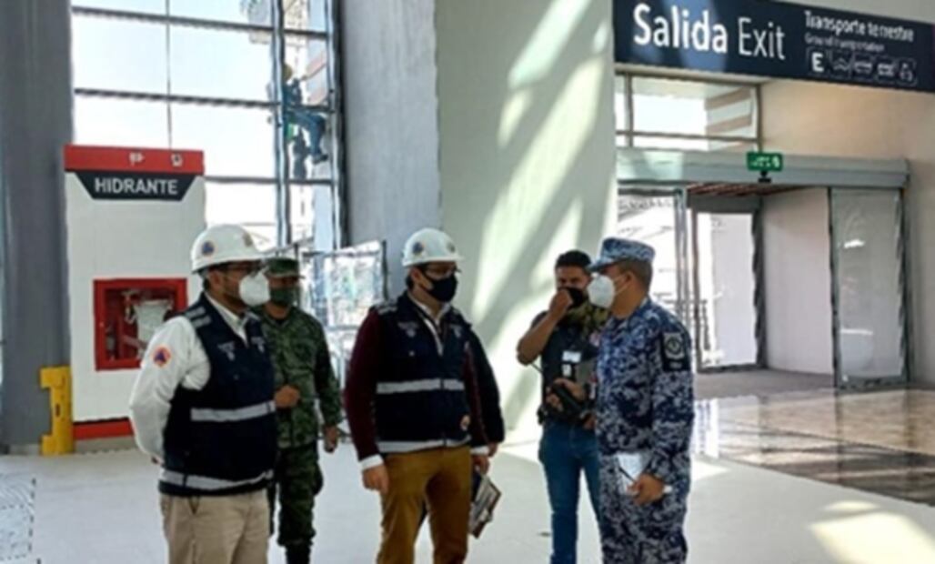 Certifican protocolos de Protección Civil del Aeropuerto Internacional Felipe Ángeles