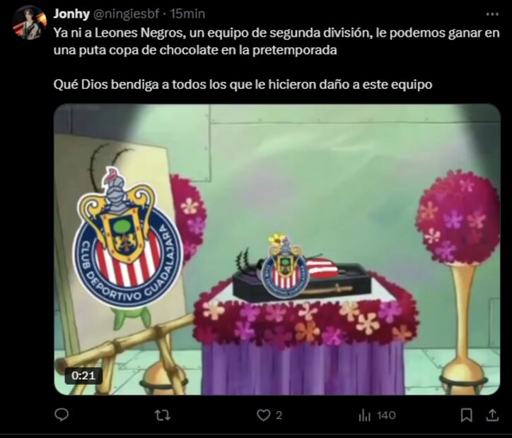 Los MEJORES MEMES de la derrota de Chivas en la final de la Copa Pacífica