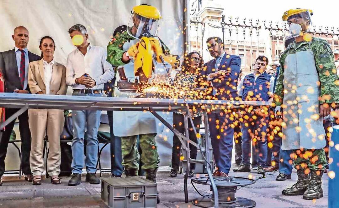 Como jefa de Gobierno de la Ciudad de México, Claudia Sheinbaum encabezó la instalación del programa en la capital del país. Foto: Archivo | El Universal (07/01/2025)