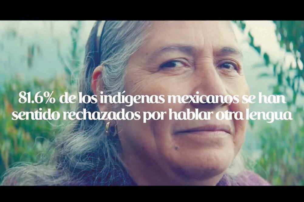 La leyenda con la que inicia el spot fue duramente criticada en las redes sociales (IMAGEN TOMADA DEL VIDEO)