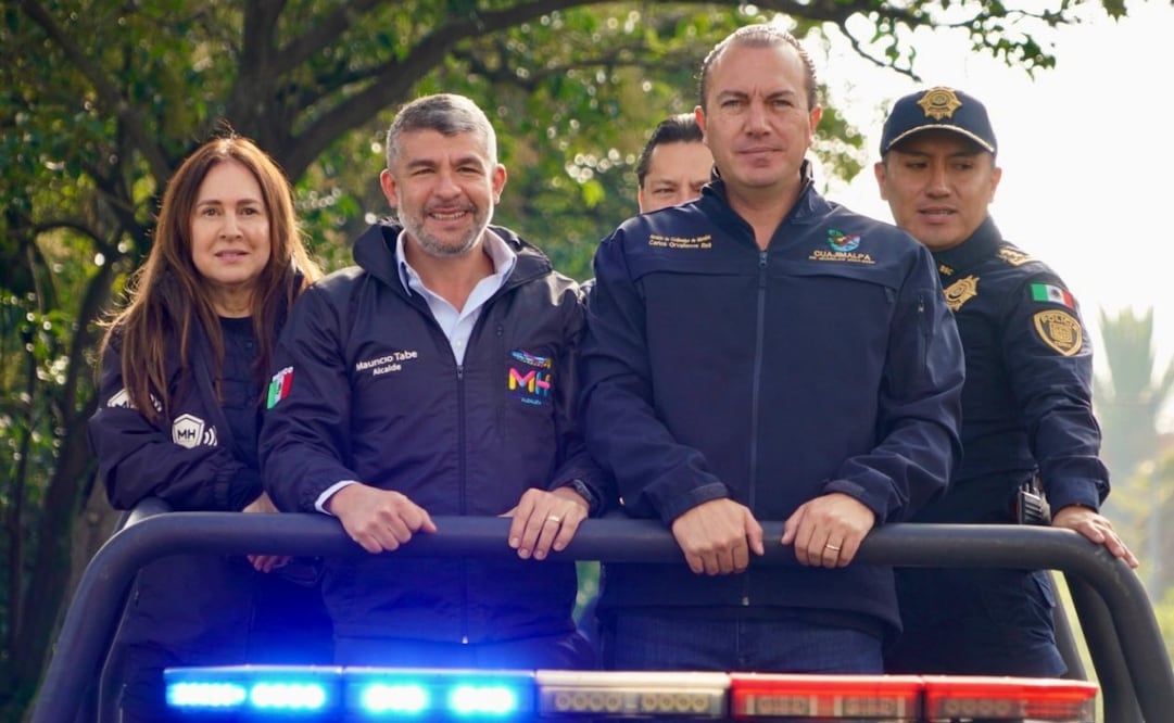 Los alcaldes de Cuajimalpa, Carlos Orvañanos, y de Miguel Hidalgo, Mauricio Tabe. Foto: especial