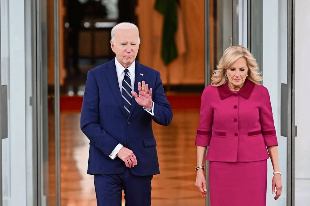 El presidente Joe Biden y su esposa Jill. Foto: AFP