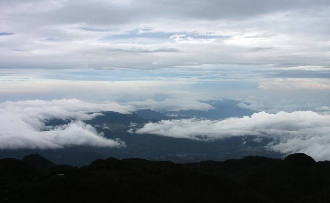 La vista desde la cima del volcán Barú en Panamá. Foto: EFE