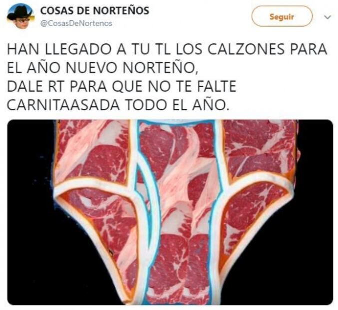 Calzones y memes para recibir el 2020