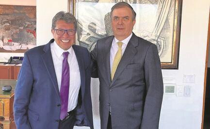 Se reúnen Ebrard y Monreal para tratar agenda legislativa