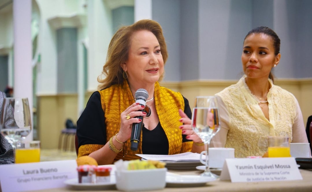 Ministra Yasmín Esquivel Mossa (28/08/2025). Foto: Especial