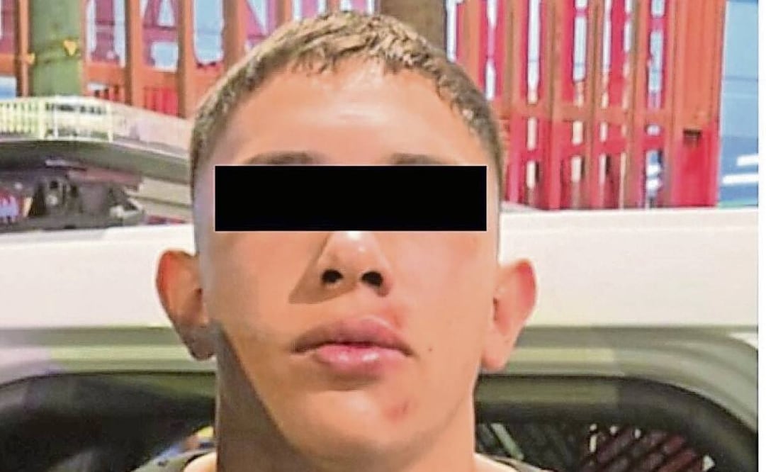Donovan “N”fue detenido con un arma de fuego y dosis de droga. Foto: Especial