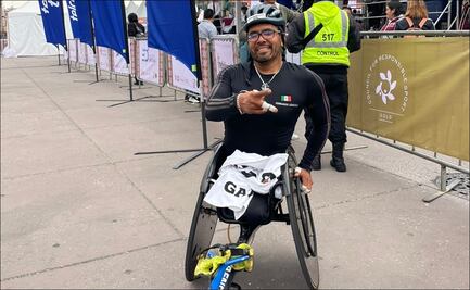 Maratón CDMX 2024: Fernando Sánchez conquista la edición XLI en silla de ruedas varonil