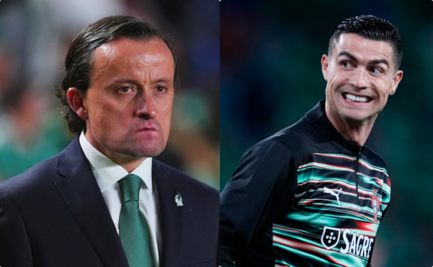 Mikel Arriola ve a Cristiano Ronaldo en el Estadio Azteca "por amor propio"