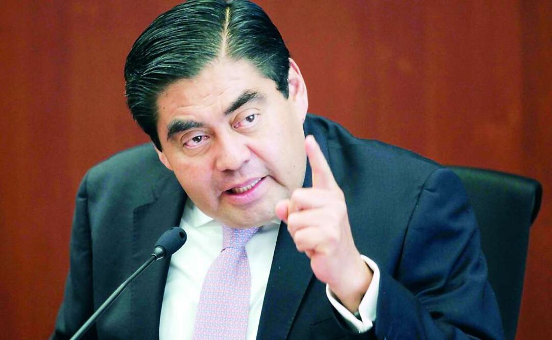 El coordinador del PRD en el Senado, Miguel Barbosa. Foto: Archivo