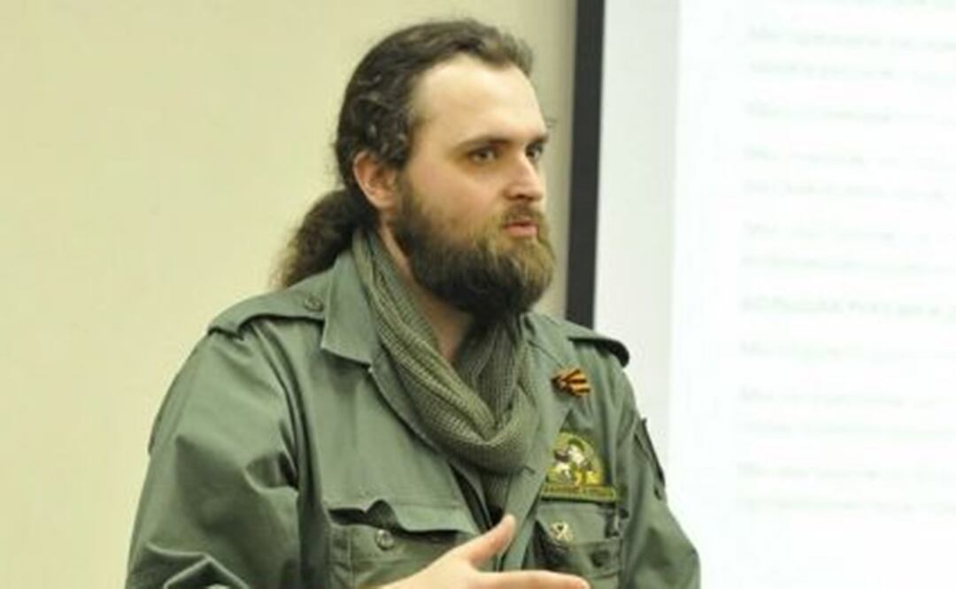 El bloguero militar ruso Andréi Morozov. Foto: @francis_scarr