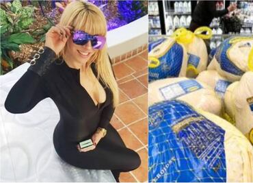 Aseguran que Noelia tomó foto de internet para fingir que donó pavos a los más necesitados