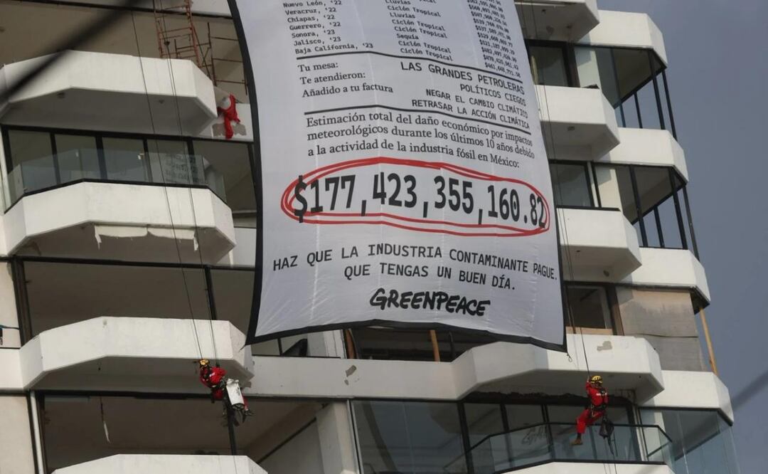 Impacto climático le costó 177 mil mdp a México en 10 años (04/11/2025). Foto: Greenpeace