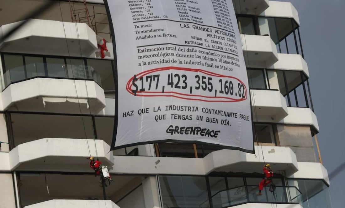 Impacto climático le costó 177 mil mdp a México en 10 años (04/11/2025). Foto: Greenpeace