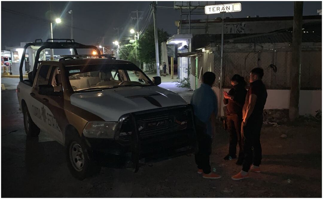 Rescatan a dos hombres de ser secuestrados en Central de Autobuses de Reynosa, Tamaulipas (16/11/2024). Foto: Especial