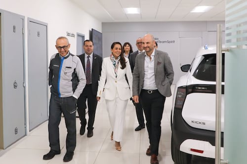 Aguascalientes fortalece alianza con Nissan; Tere Jiménez se reúne con su CEO global