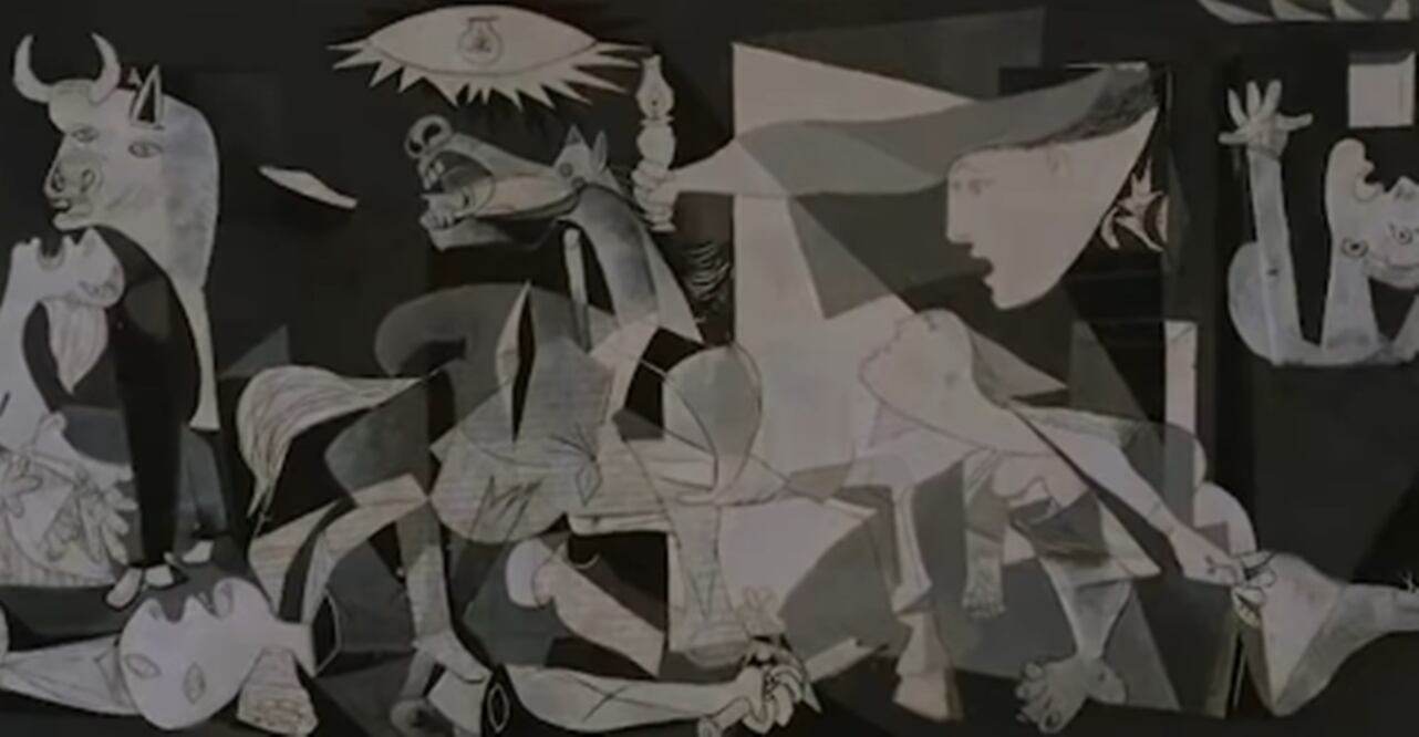 El Guernica, cuadro destacado de Picasso. Foto: Instagram oficial Museo Reina Sofía.