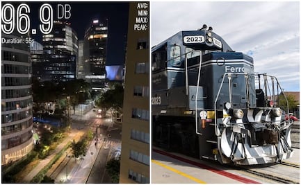 Vecinos de Ampliación Granada se quejan por ruido excesivo por paso de tren; estos son los decibeles que alcanza VIDEO