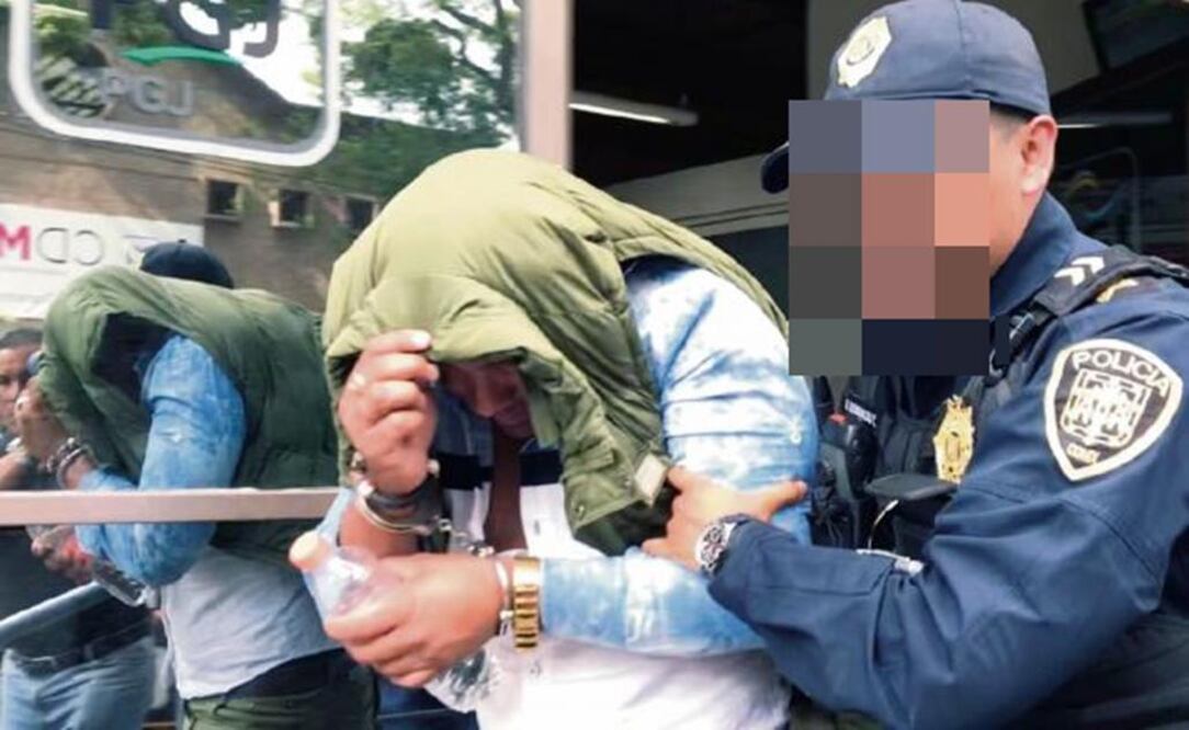 Alfonso “N” alias El Poncho y Josué “N” no opusieron resistencia al momento de ser detenidos pero amenazaron con que su captura traería consecuencias. Foto: CORTESÍA