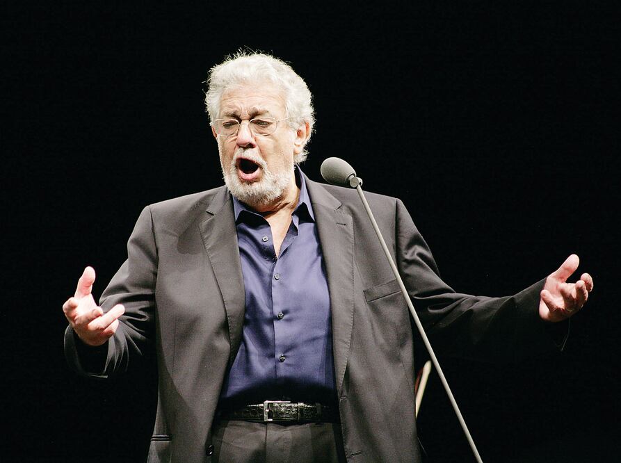 Plácido Domingo celebrará hoy en el Auditorio Nacional 55 años de su debut en México (IVÁN STHEPENS. EL UNIVERSAL)
