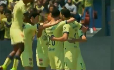 Voltereta del América al San Luis en la eLiga MX