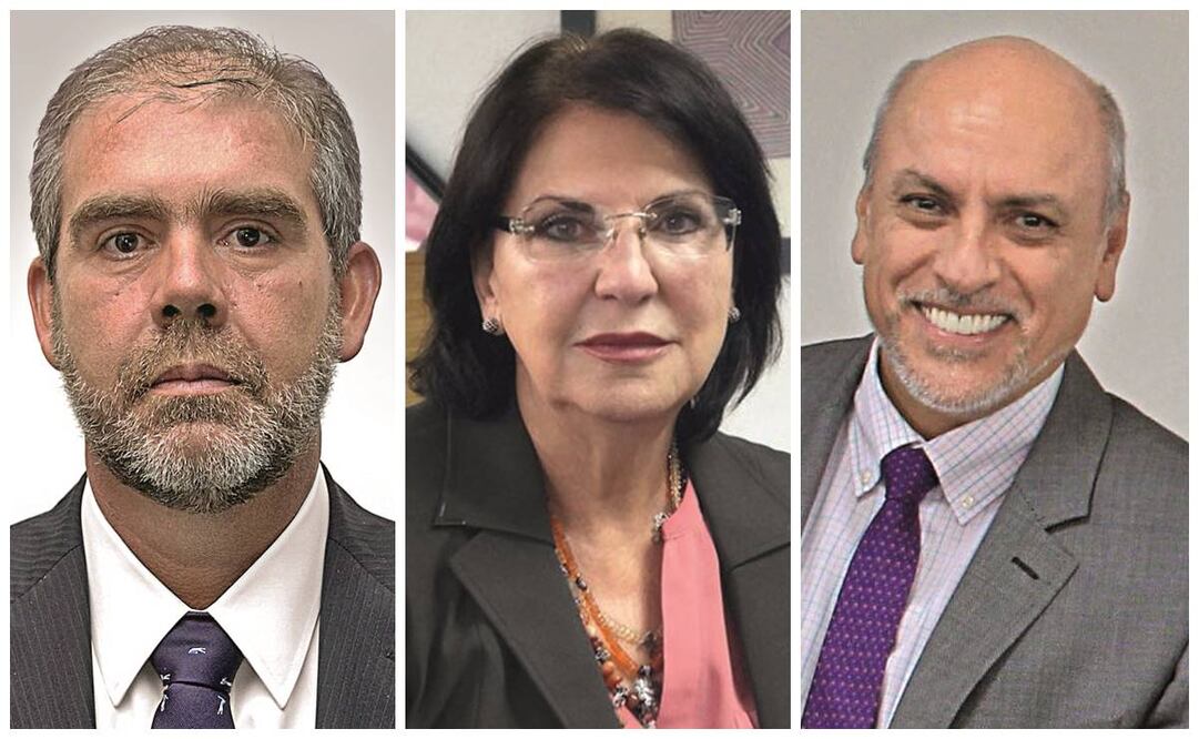 De izquierda a derecha José de Jesús Franco López, María Dolores Sánchez y Enrique Cabrero. Fotos: Especial.