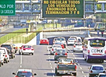 Mantienen Hoy No Circula para lunes 1 de mayo