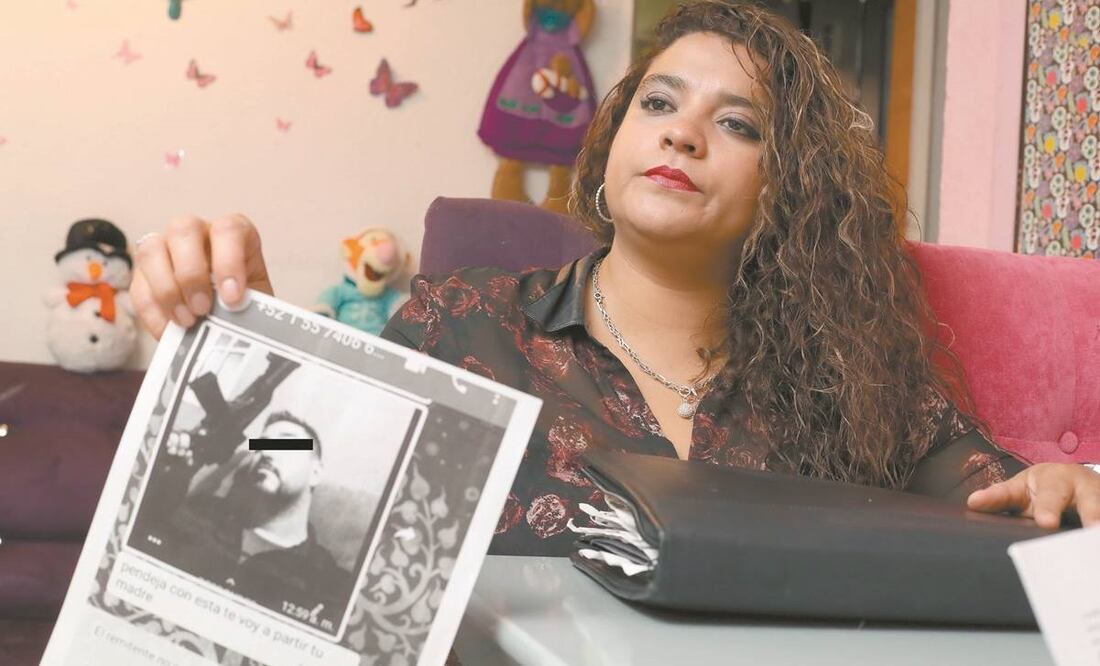 Liliana relata que la violencia de José Luis comenzó cuando supo que ella estaba embarazada de una niña y no de un niño. La mujer ha solicitado órdenes de restricción, pero afirma que su expareja no las obedece. Foto/GERMÁN ESPINOSA. EL UNIVERSAL