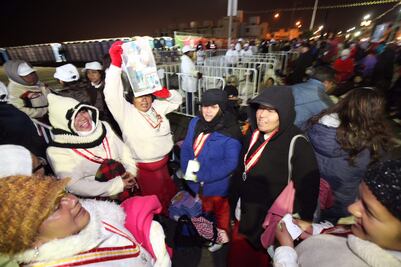 Fieles se alistan para pernoctar en Ecatepec